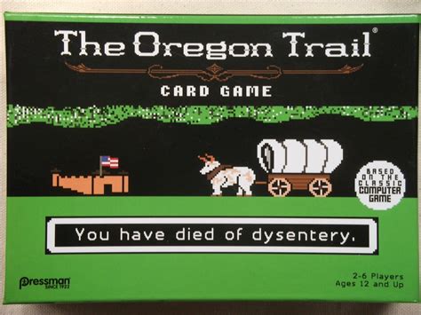 oregon trail card game instructions " Towns and Forts "Towns and Forts can be played off of any Trail Card, and they allow the person who played it to draw extra Supply Cards or remove a Calamity Card from play